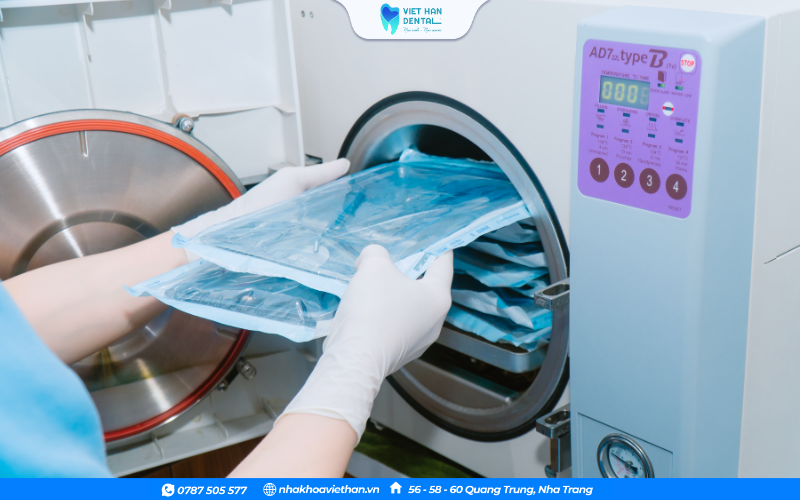 Quy trình vô khuẩn được kiểm soát chặt chẽ